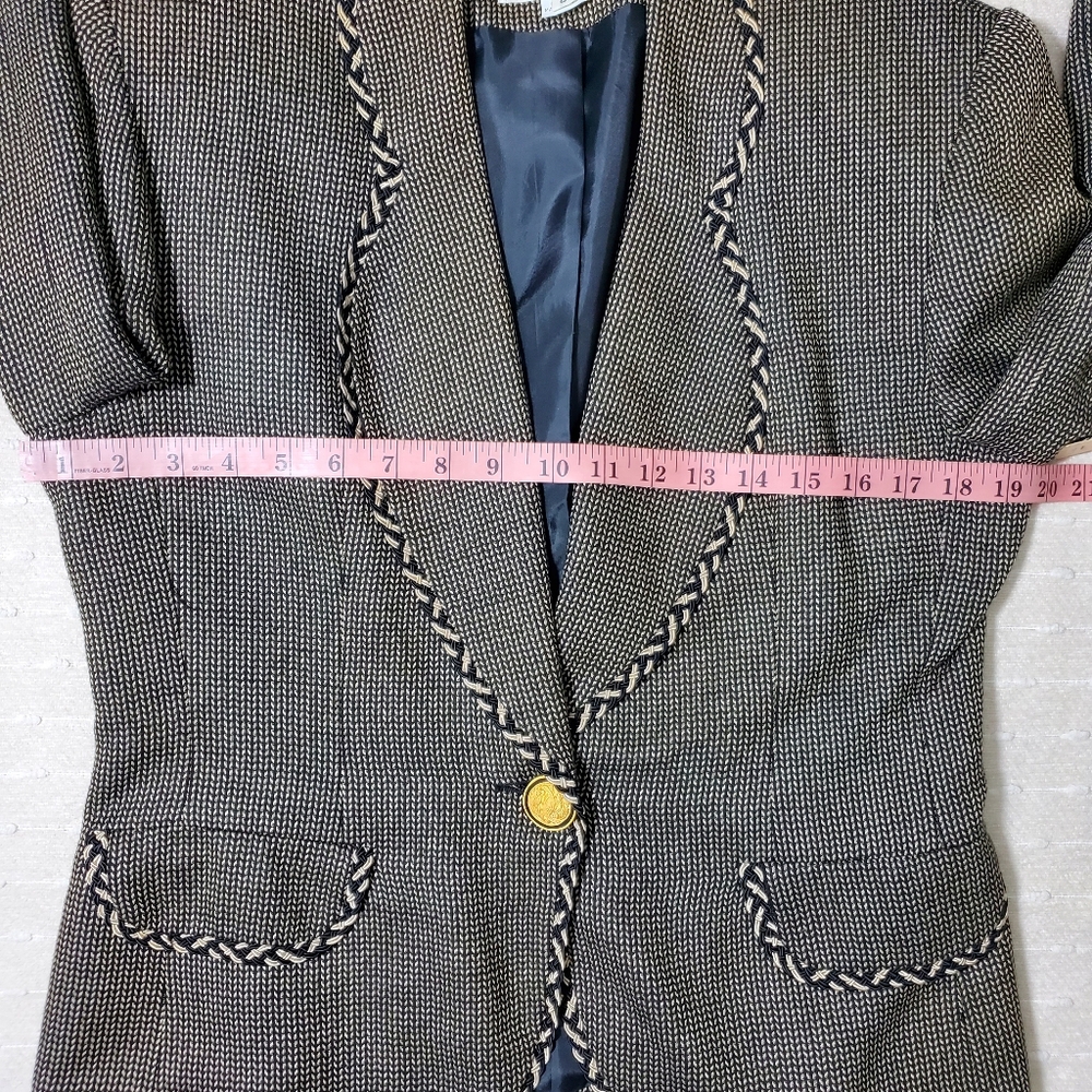 Christian‎ Dior Women’s Herringbone Suit Set. Size 8 - Picture 4 of 16